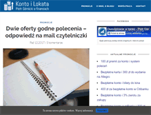 Tablet Screenshot of konto-lokata.pl